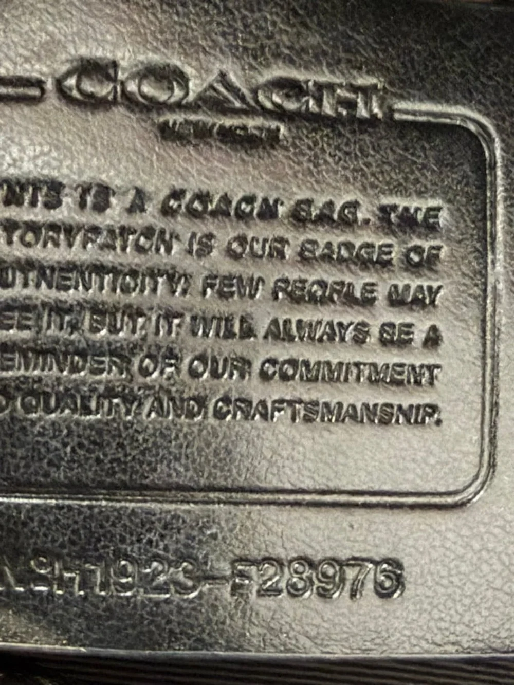 Coach Black Sage Carryall, with Chain Strap